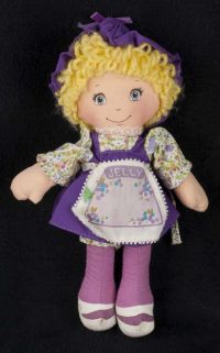 American Greetings Amtoy Peanut Butter Jelly Girl Doll Plush Lovey Vtg 1980